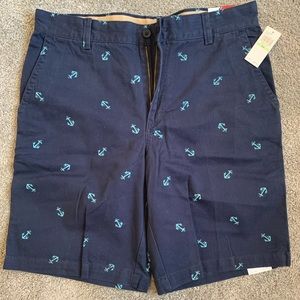 Izod shirt with anchor embroidery